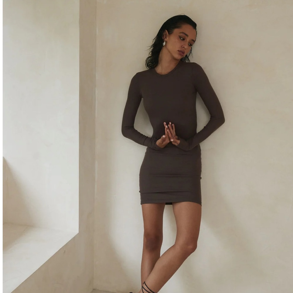 Clyque the Label TIANA MINI // CHOCOLATE Dress